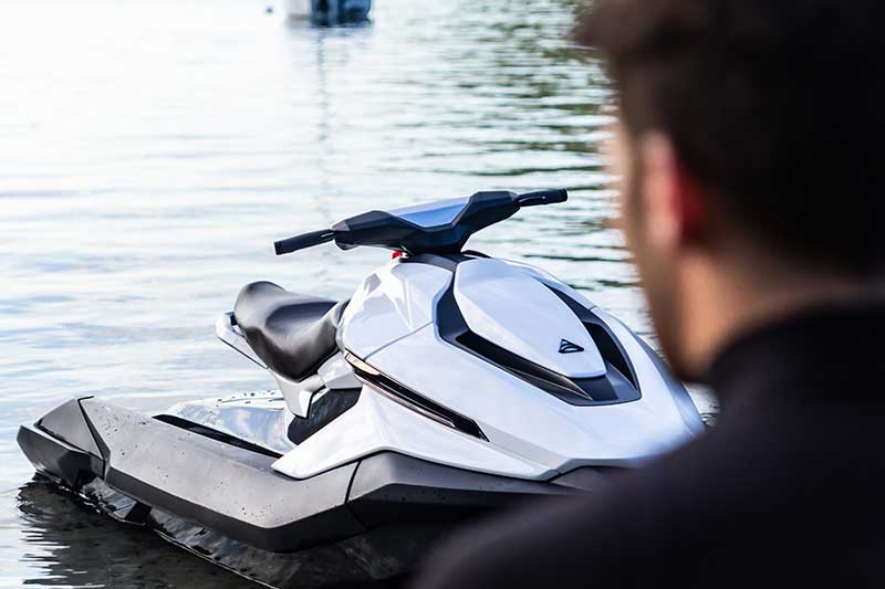 Docked jet ski
